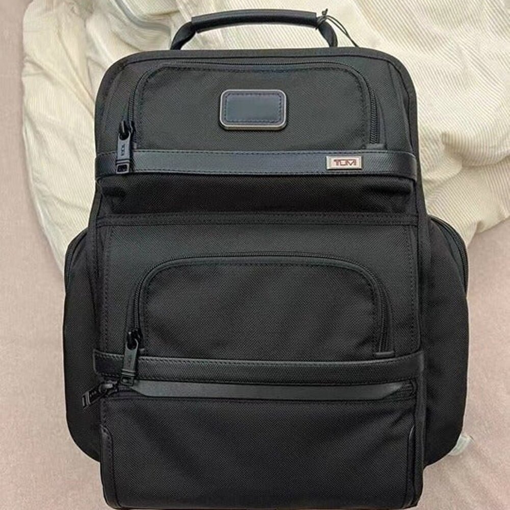 Tumi Alpha 3 Top Quality Backpack Unisex Nylon Black backpack